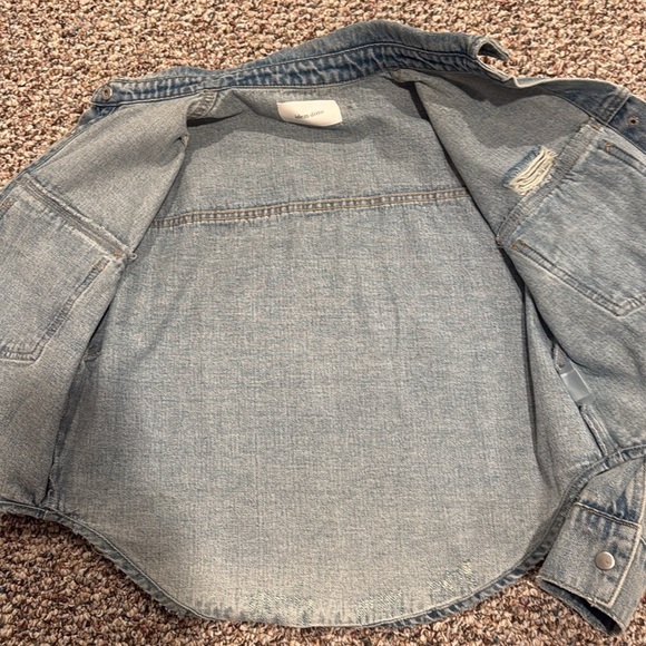 idem ditto Distressed Denim Jacket size small - Picture 6 of 8
